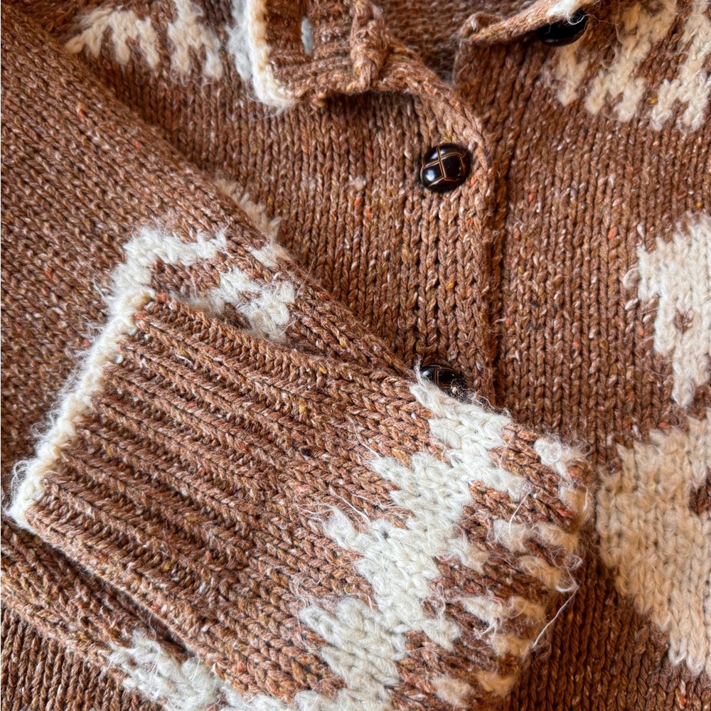 Kimchi Blue Brown Swan Cardigan - Picture 3 of 10